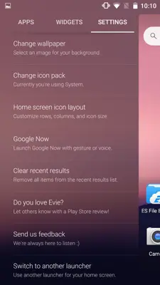 Evie Launcher android App screenshot 5